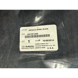 OEM Subaru Impreza Sport All Weather Floor Mats Black Genuine J501SFJ200 New